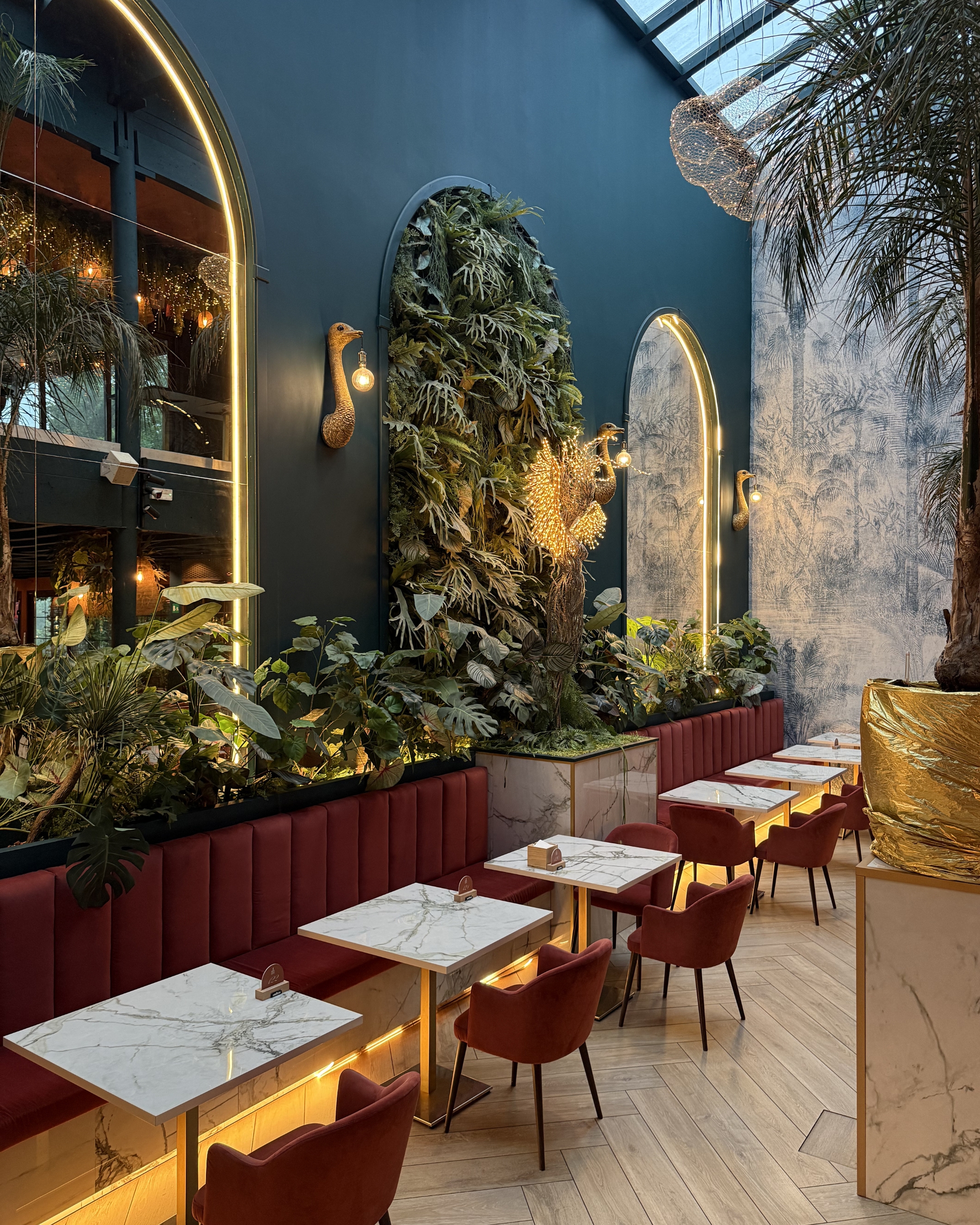 Gli interni di Eden Restaurant
